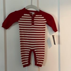 Cherokee infant 3 month striped romper.